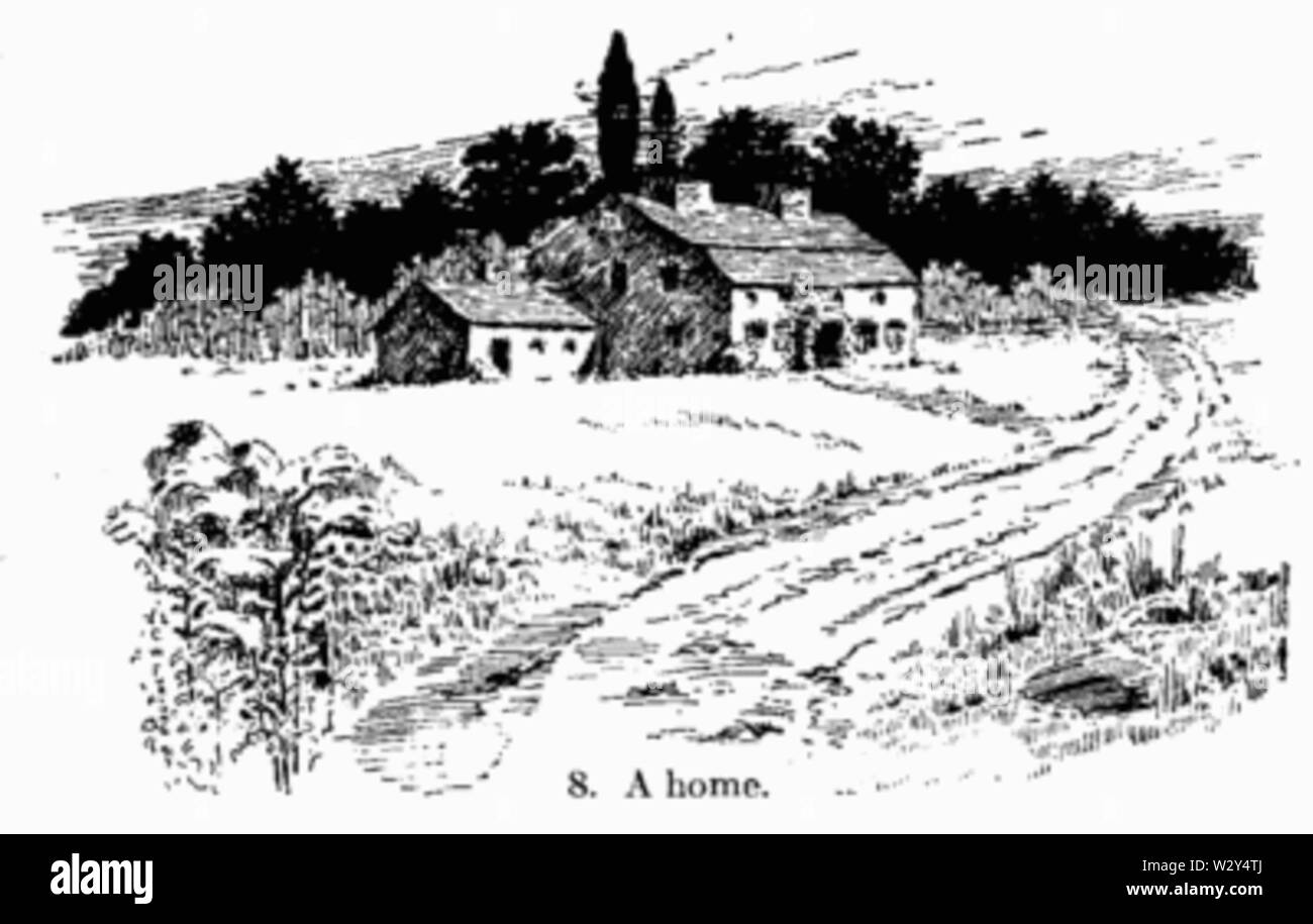 Handbuch der Gartenarbeit Abb.008 Stockfoto