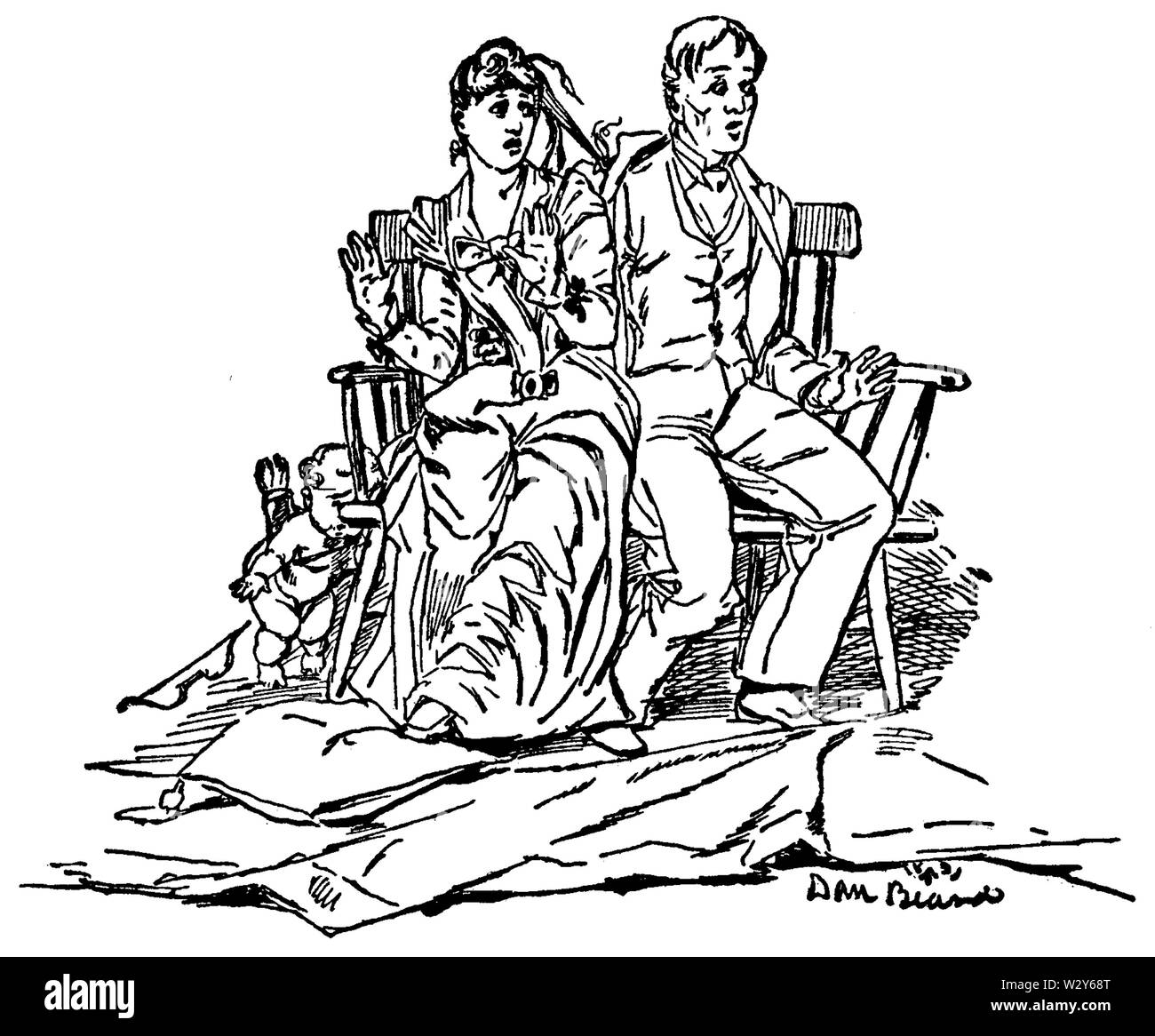 Markieren Twain-The amerikanischen Ansprecher -1896-23 Stockfoto