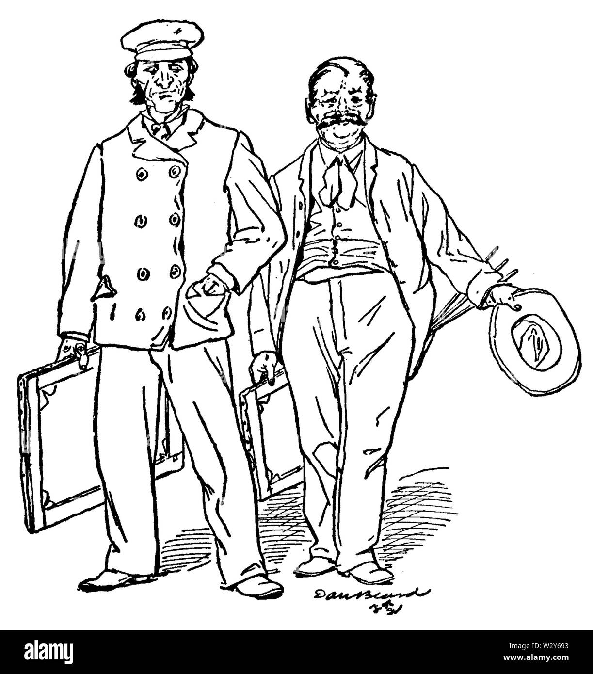 Markieren Twain-The amerikanischen Ansprecher -1896-15 Stockfoto