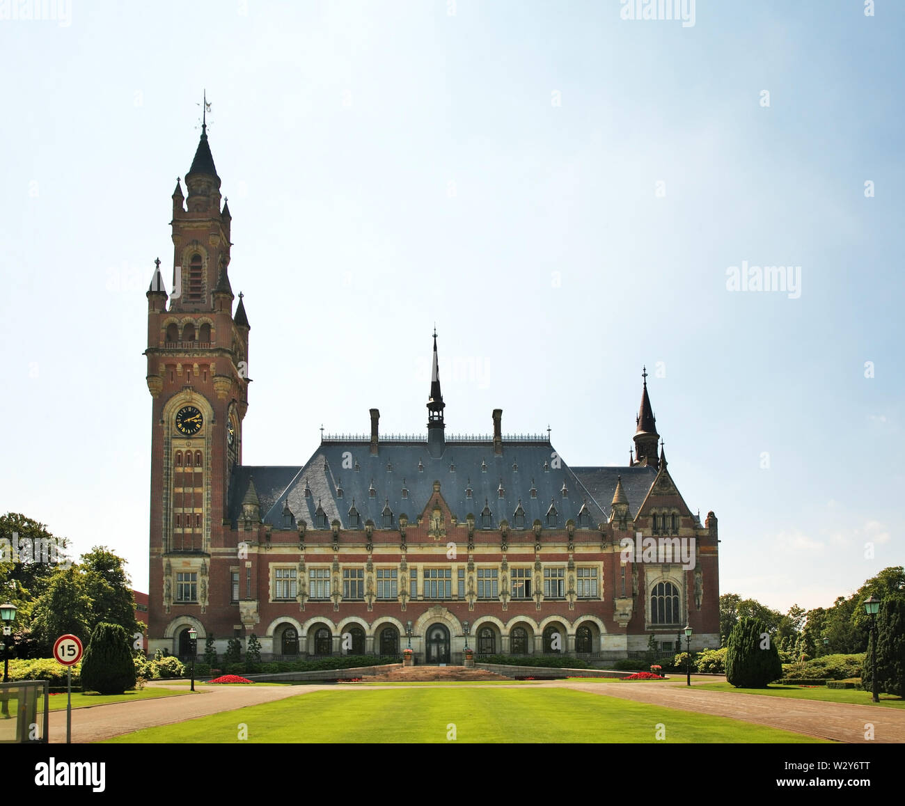 Friedenspalast in Den Haag (Den Haag). Südholland. Niederlande Stockfoto