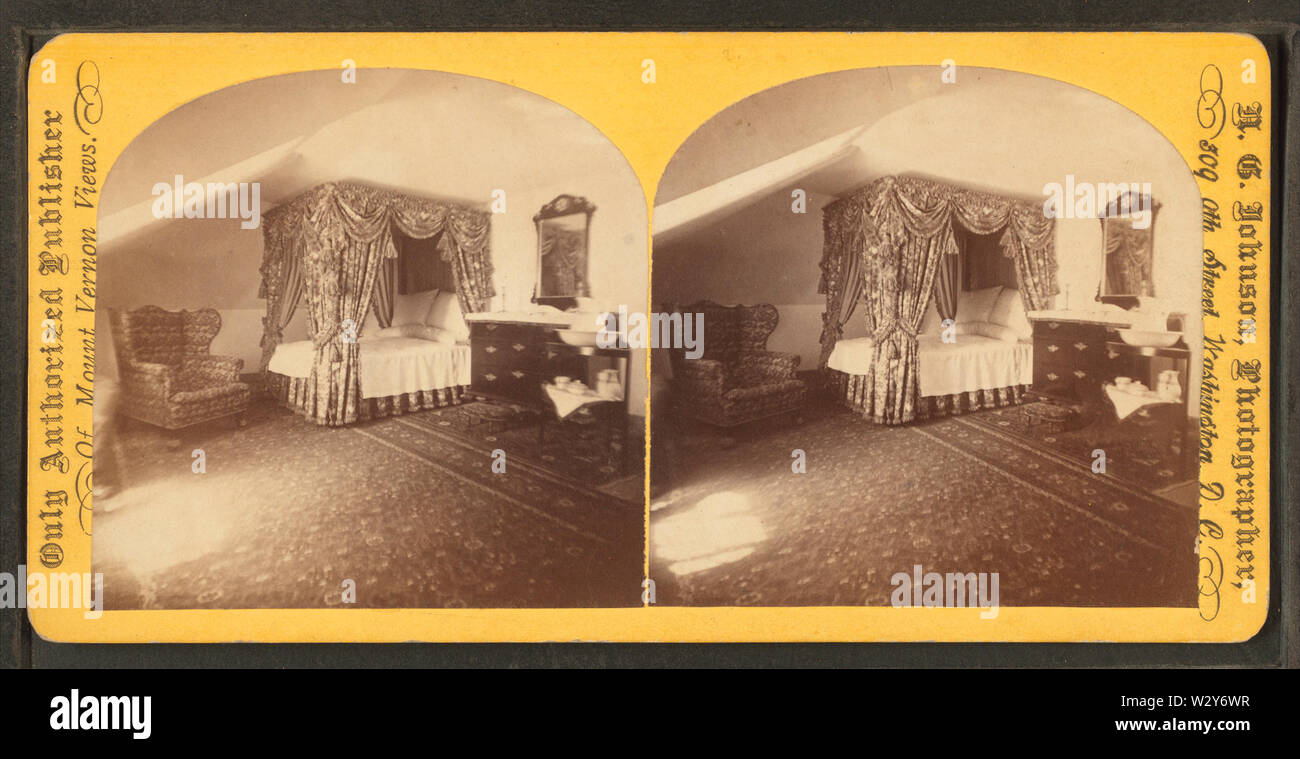 Von Martha Washington Bett Kammer, durch N G Johnson 2 Stockfoto