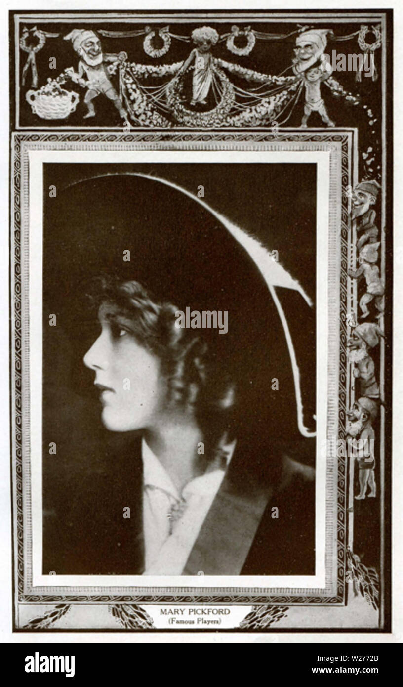 Mary Pickford Motion Picture Magazin Mai 1914 Stockfoto