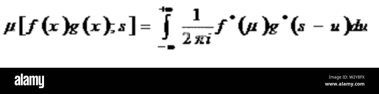 Melin Faltung Theorem - Doutor Arnaldo Stockfoto