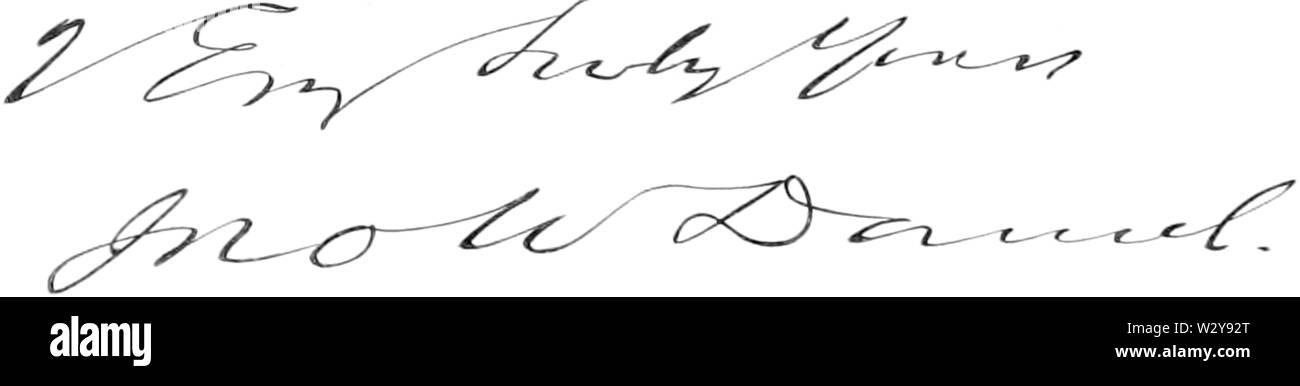 Männer von Mark 137 John Daniel sig Stockfoto