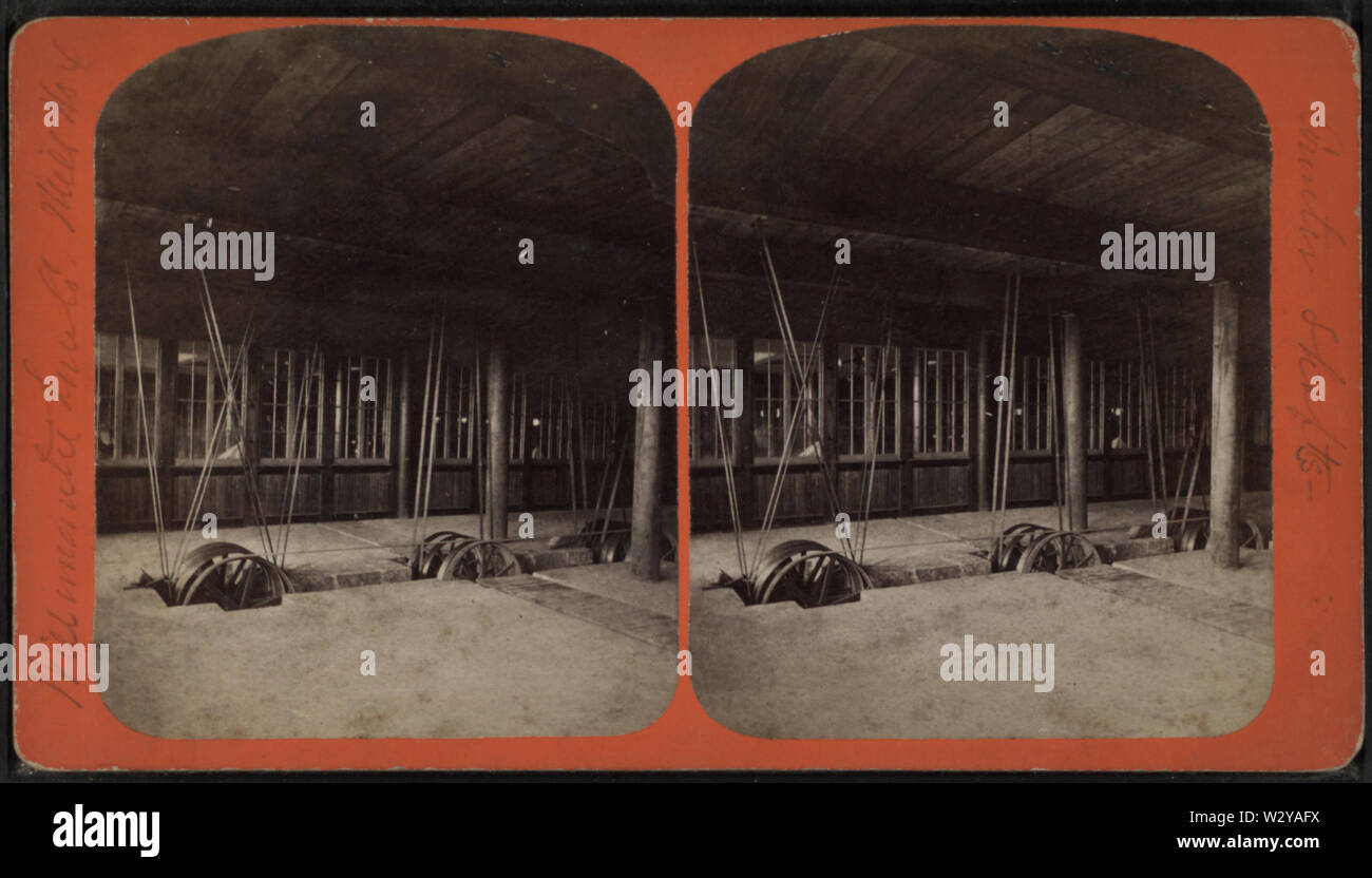 Mühle Nr. 4 Zähler Wellen, von Folsom, EINE UHR (Augustinus H) 2 Stockfoto