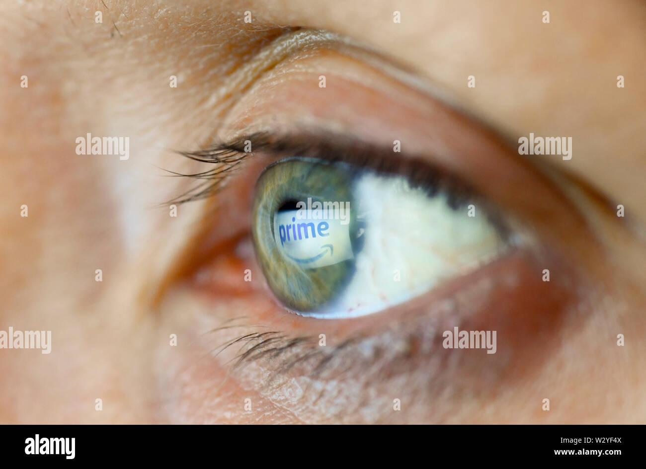 Auge, Logo Amazon Prime Stockfoto