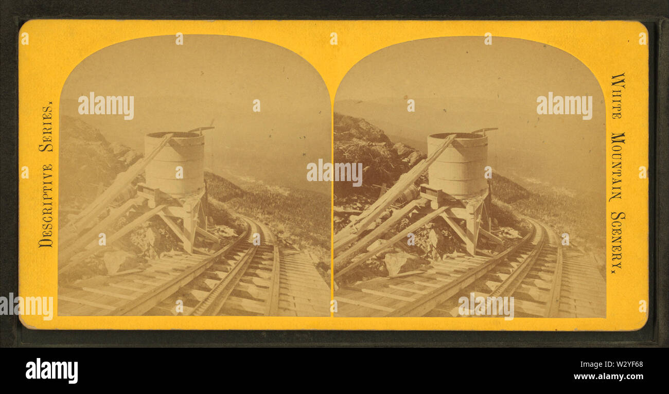 Mount Washington Railway, von Robert N Dennis Sammlung von stereoskopische Ansichten 2. Stockfoto