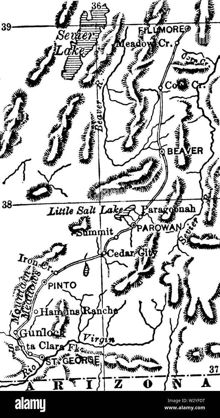 Bergwiesen BHoU - p550 Stockfoto