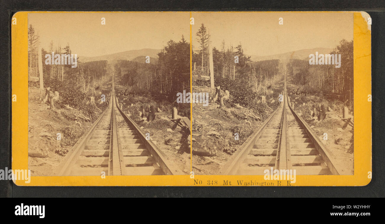 Mt Washington RR, von Kilburn Brüder Stockfoto
