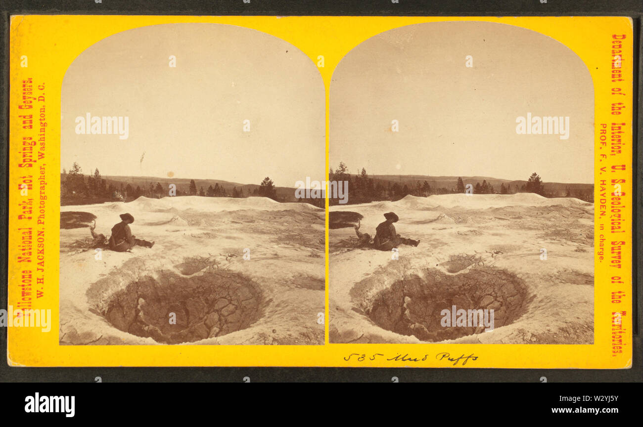 Schlamm bläht von Jackson, William Henry, 1843-1942 Stockfoto