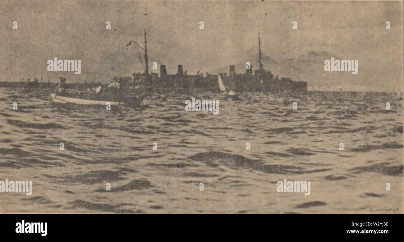 Musa Dagh französische Kriegsschiff Stockfoto