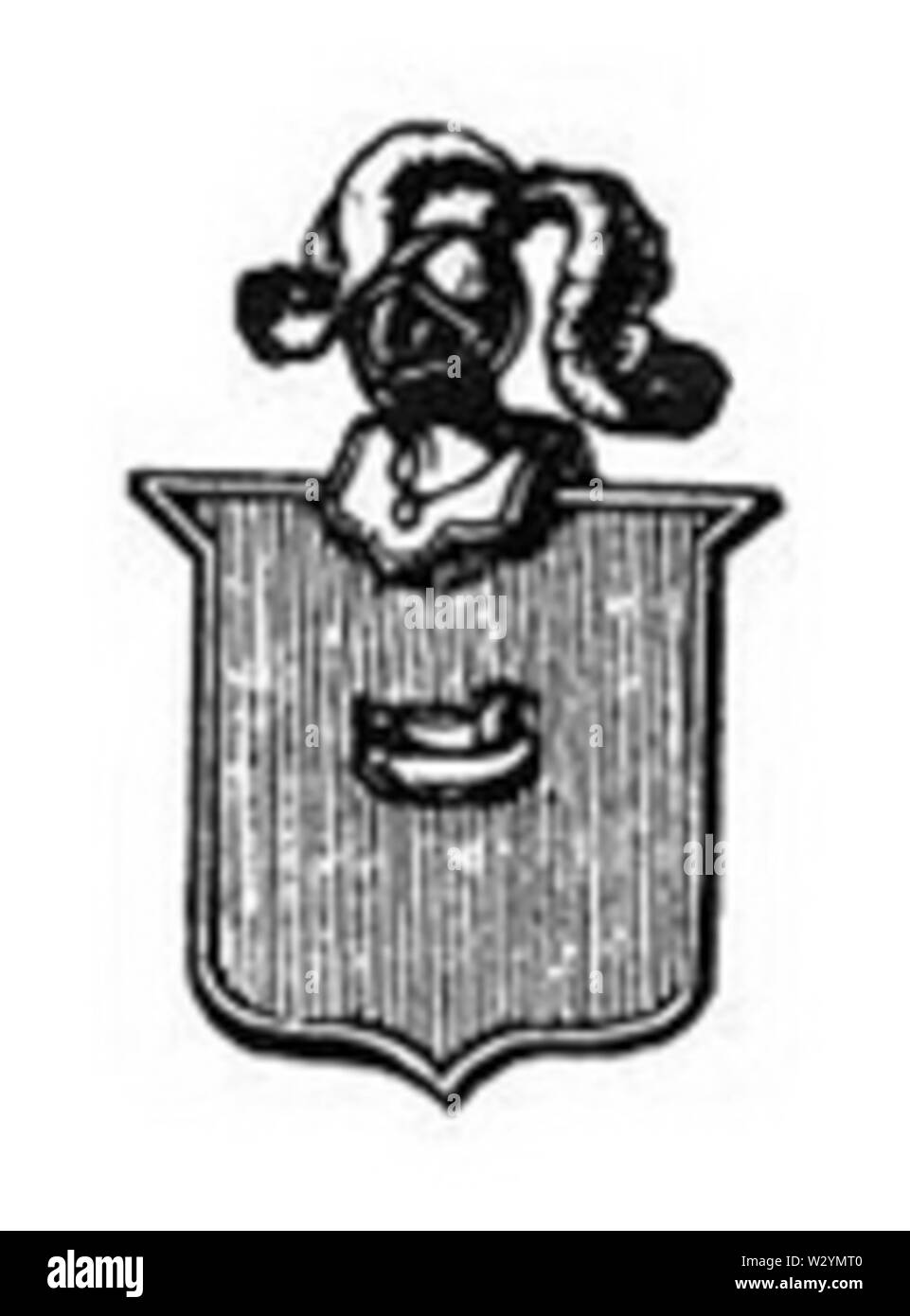 Nestle Wappen der Familie Stockfoto