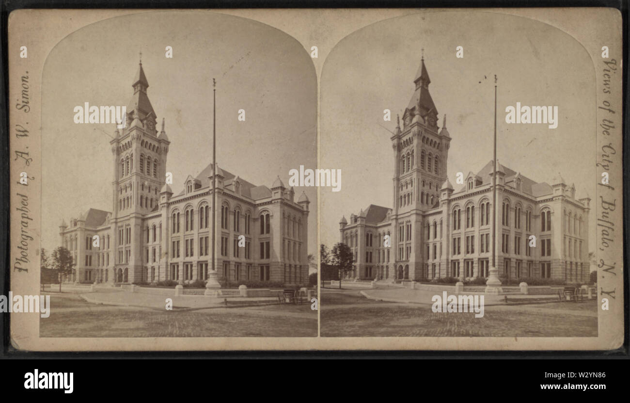 Neue Stadt und der County Hall, die mit einem W Simon 2. Stockfoto