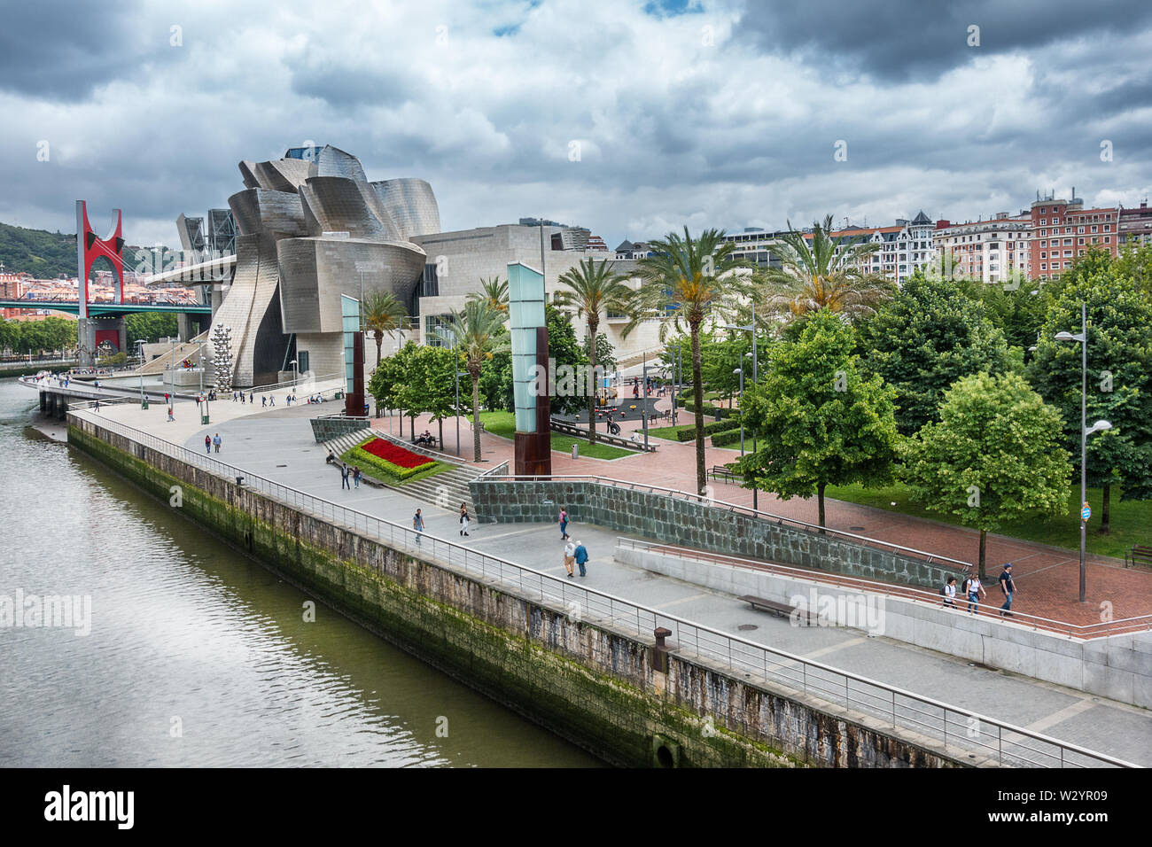 Guggenheim Museum in Bilbao Stockfoto