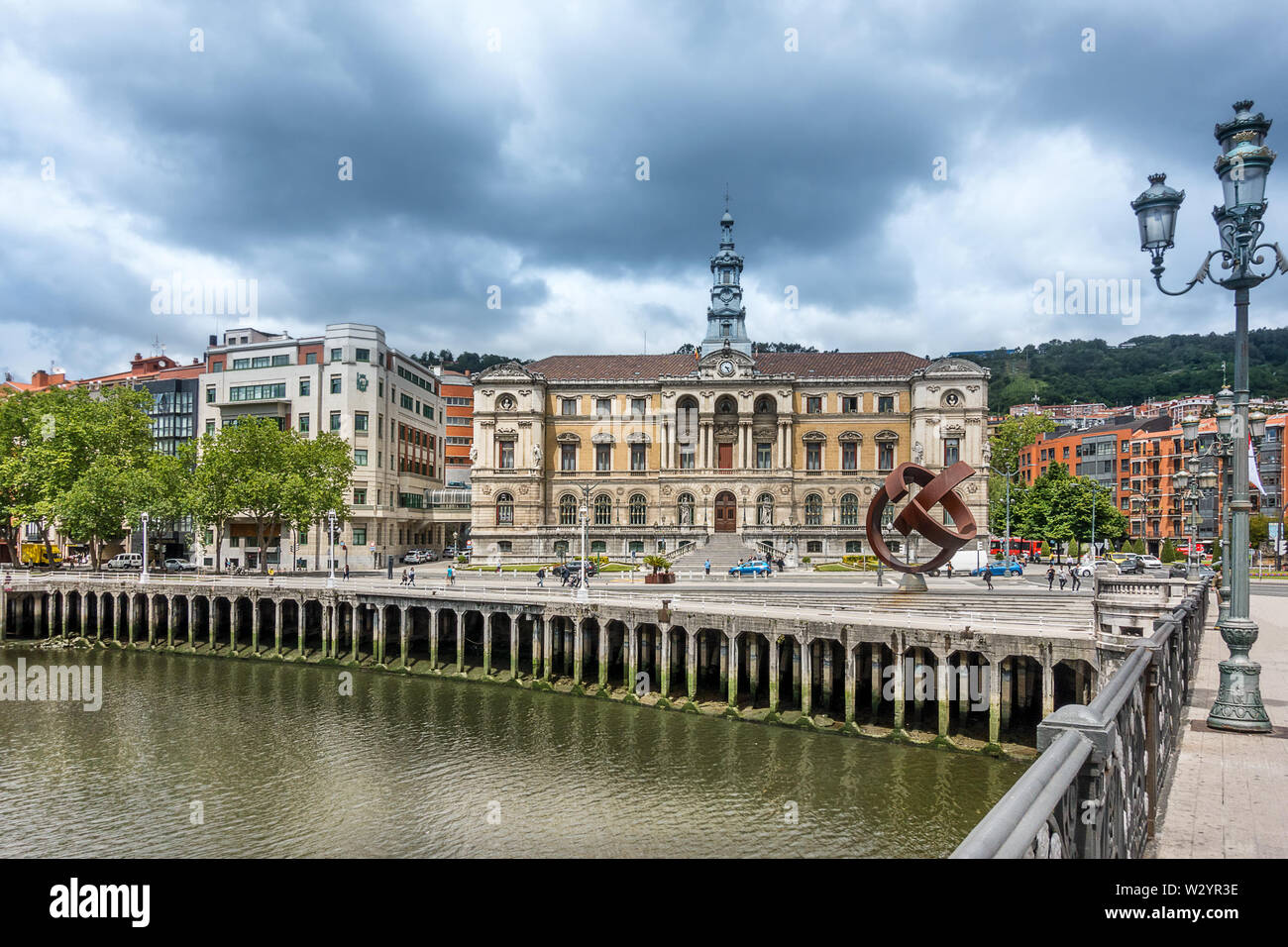 Rathaus in Bilbao Stockfoto