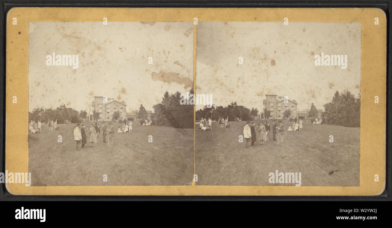 Nordfront und Rasen, von Ranger & Austen Stockfoto