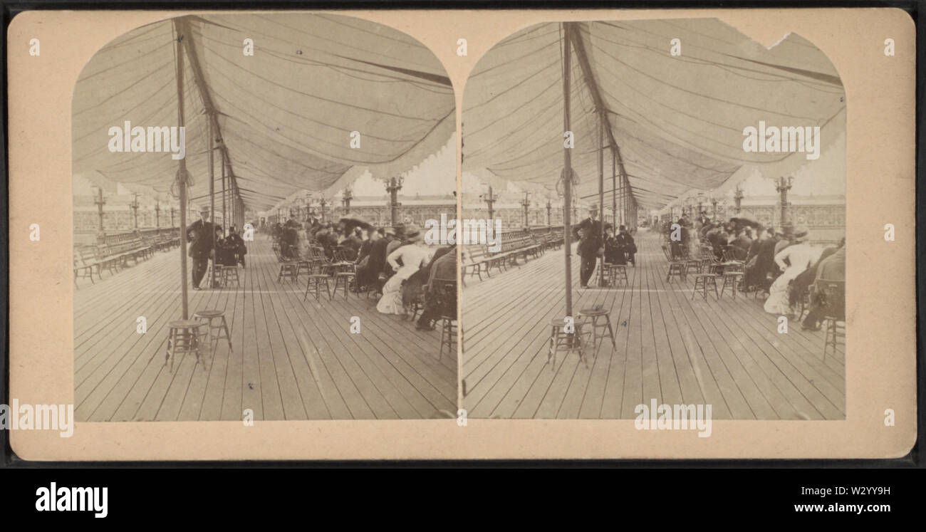 Ocean Pier, Long Branch, New Jersey, Robert N Dennis Sammlung von stereoskopische Ansichten 4. Stockfoto