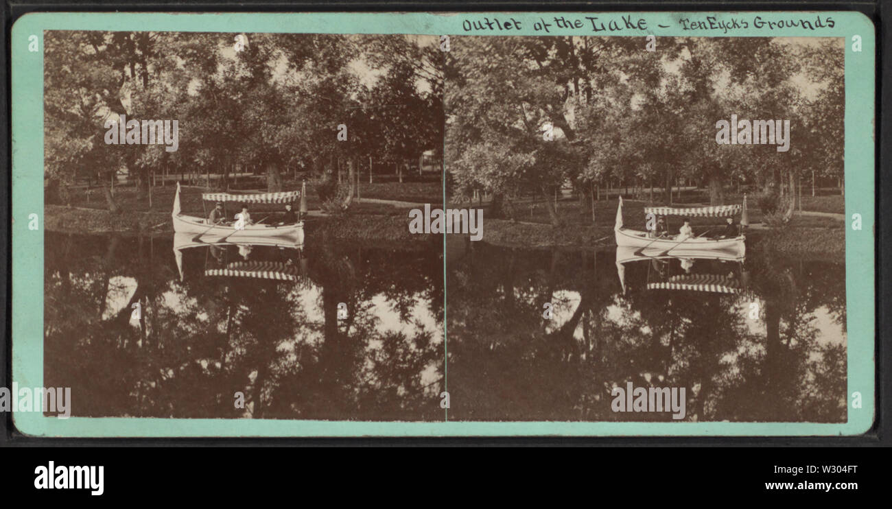 Auslauf des Sees, zehn Eycks Ebenen von Mather & Lyon Stockfoto