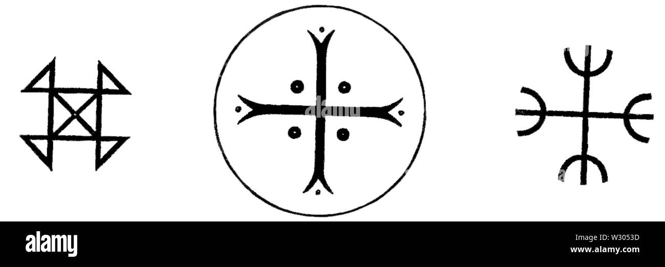 PEF-D 225 Kreuze und christlichen Symbole 1 Stockfoto