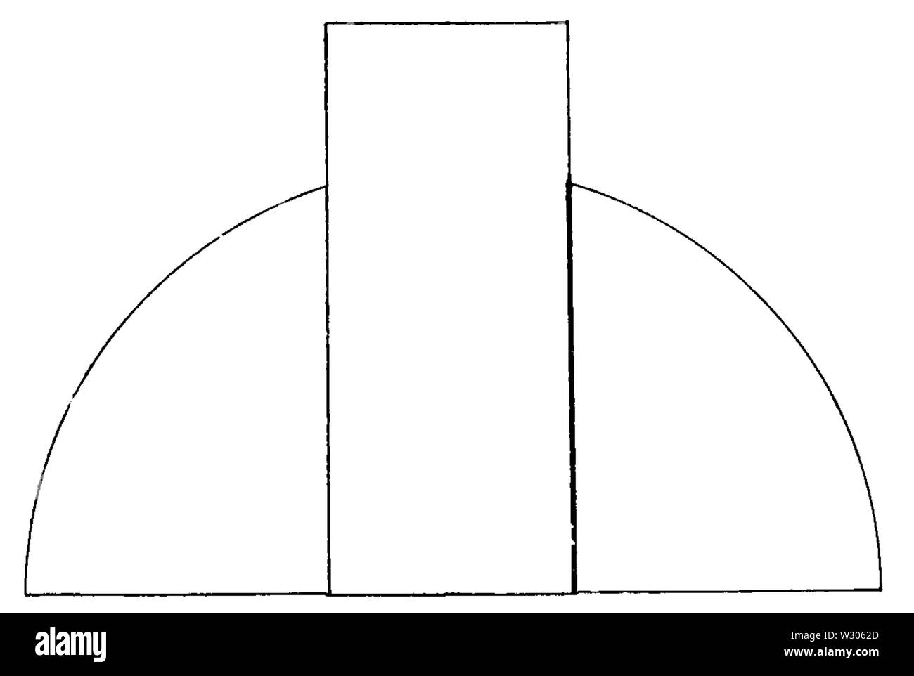 PSM V54 D319 optische Illusion 3 Stockfoto