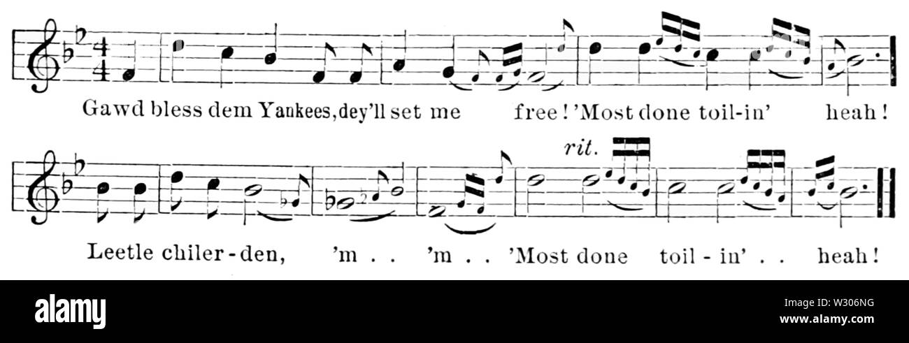 PSM V55 D 691 Überleben der afrikanischen Musik in Amerika Stockfoto