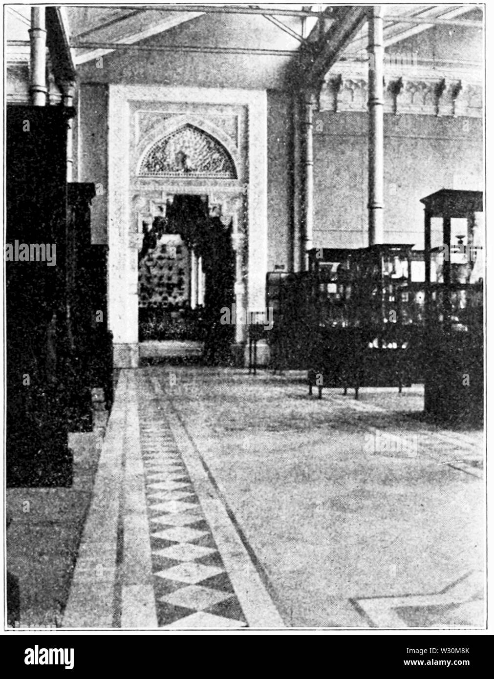 PSM V71 D501 Lahore Museum Hall des Arts Stockfoto