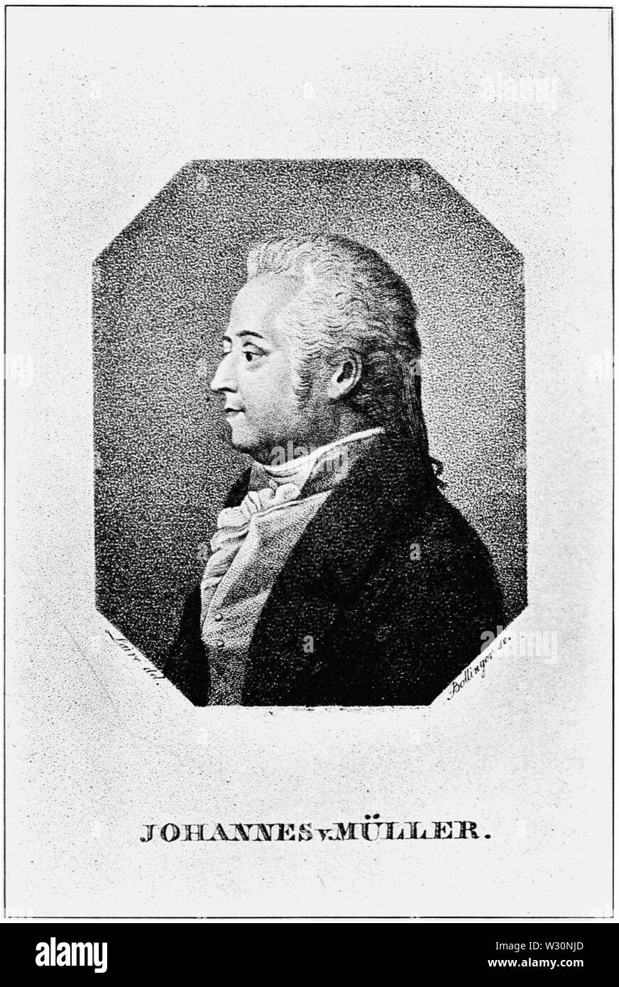 PSM V72 D 516 Johannes von Müller Stockfoto
