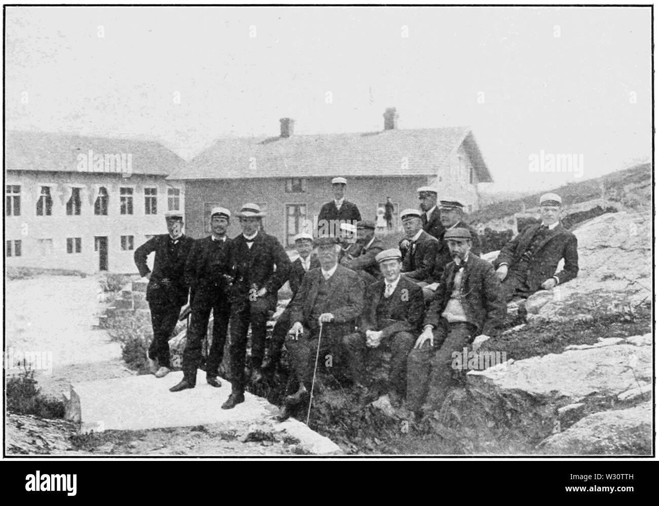 PSM V76 D 135 Gruppe von Forschern und Studenten Stockfoto