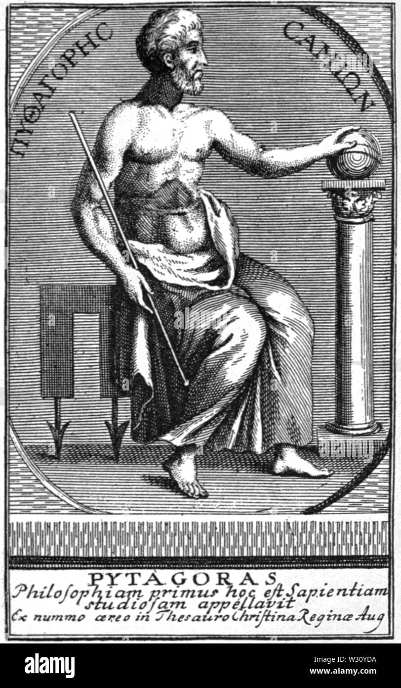 PSM V78 D325 Pythagoras Stockfoto