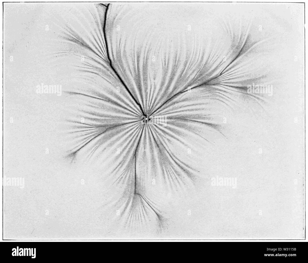 PSM V80 D081 Abfluss in die Wolke, die über weniger als die normale Ladung Stockfoto