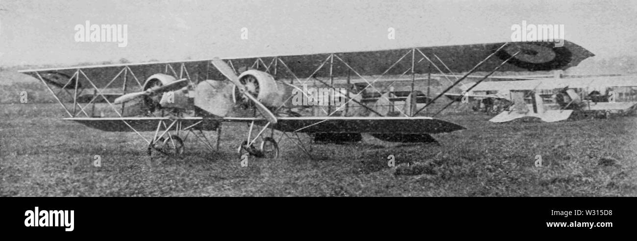 PSM V88 D062 Caudron G 4 zweistrahlige Flugzeuge 1916 Stockfoto