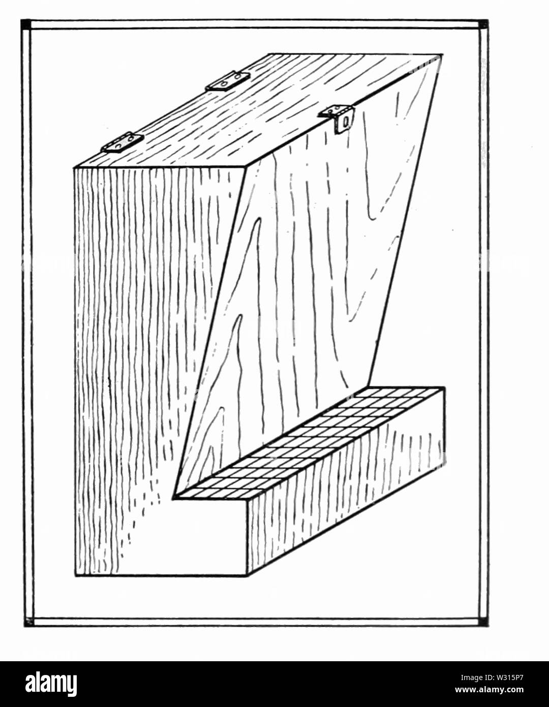 PSM V88 D139 ein einfülltrichter für Hühner Stockfoto