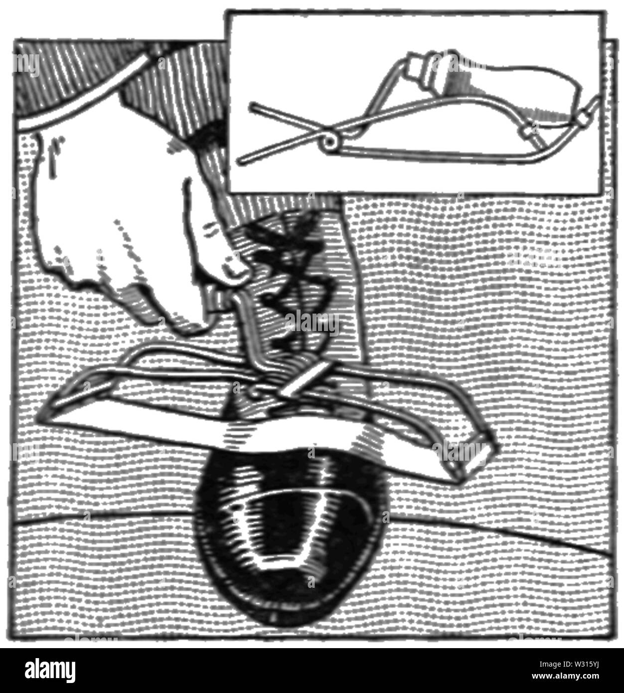 PSM V88 D 188 Schuhputzmaschine polieren Gerät Stockfoto