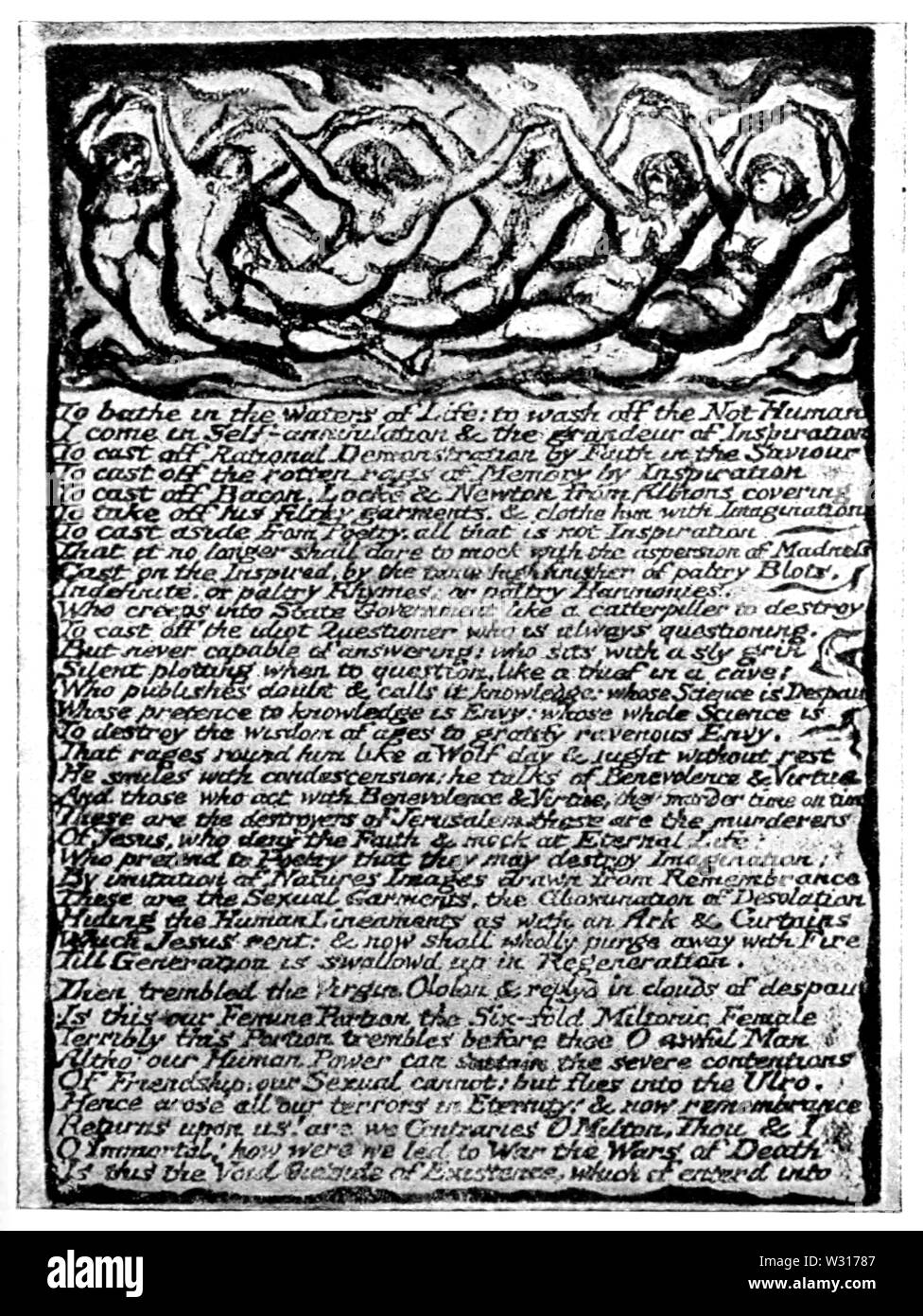 Seite 133 Abbildung in William Blake (Chesterton) Stockfoto