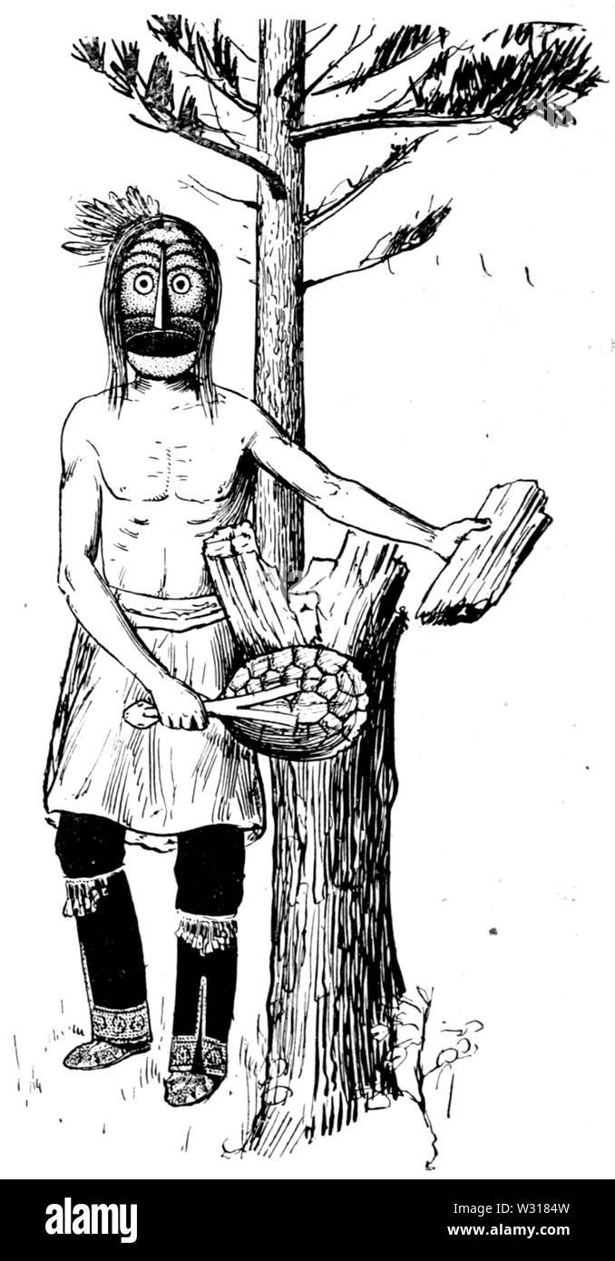Seite 24 Abbildung in Indianischen Freimaurerei Stockfoto