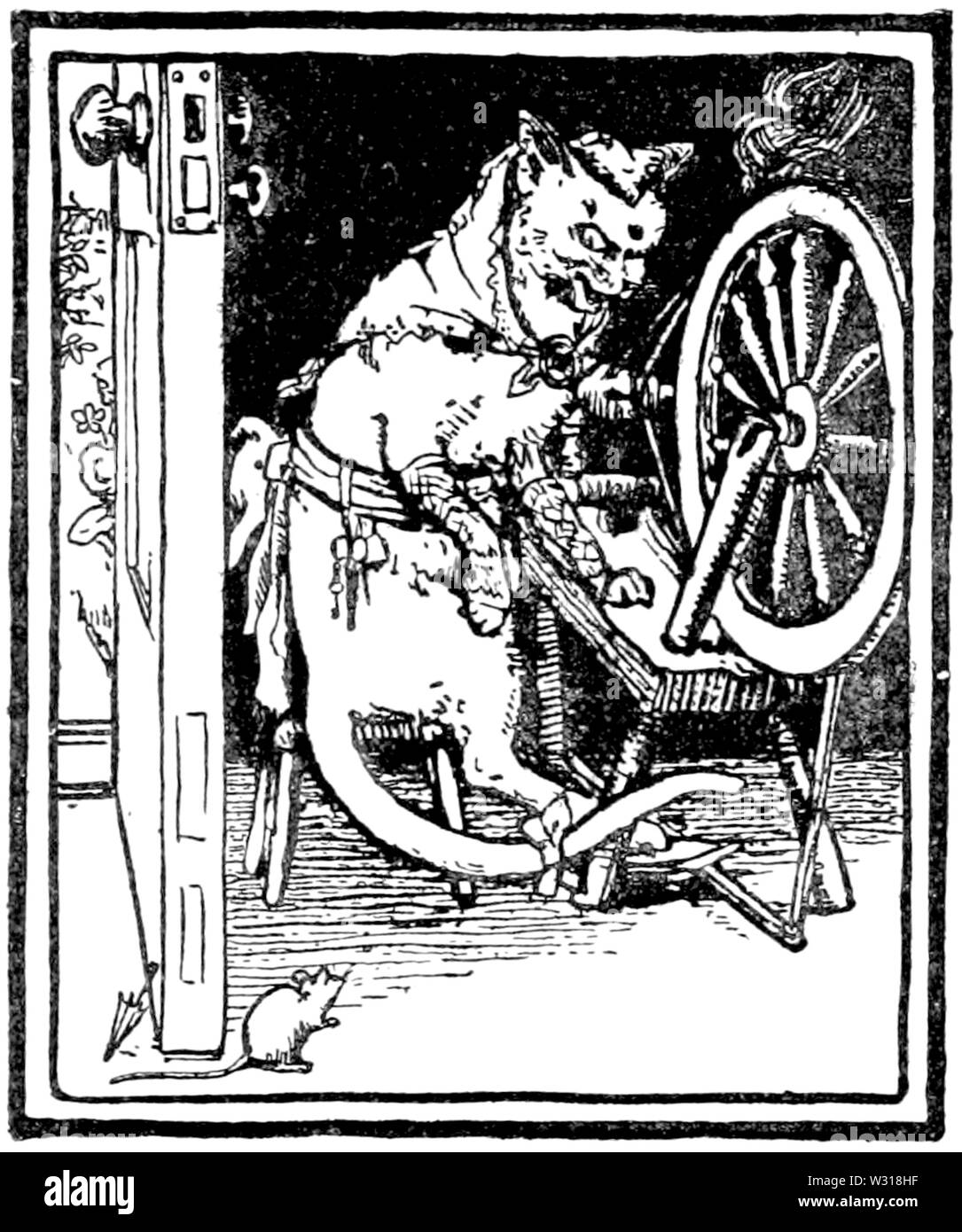 Seite 48 Abbildung in Englisch Märchen Stockfoto