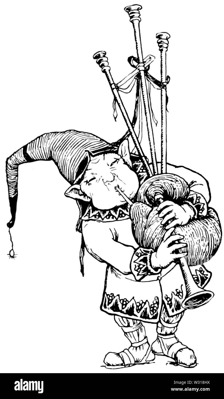 Seite 54 Abbildung in mehr Keltische Märchen Stockfoto