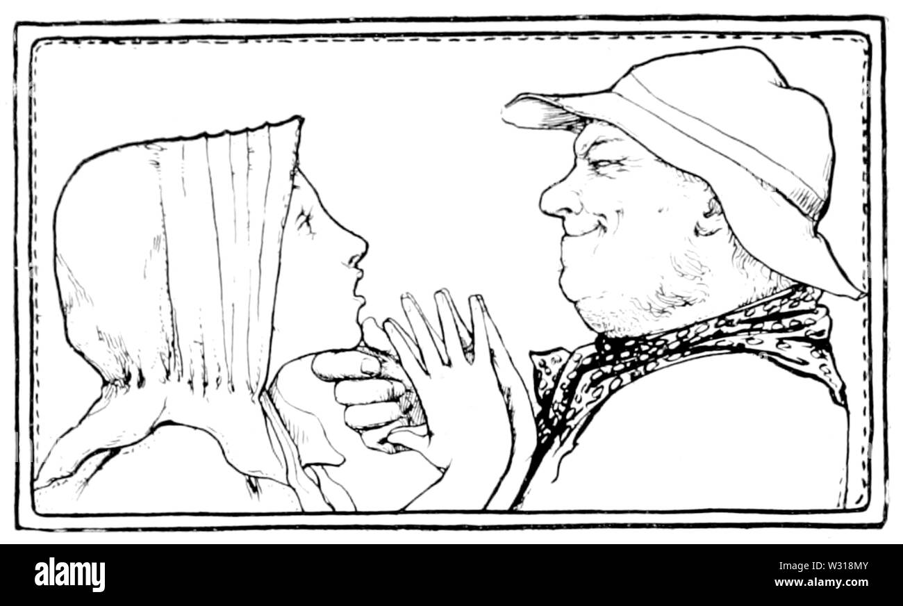 Seite 6 Abbildung in Mehr englische Märchen Stockfoto