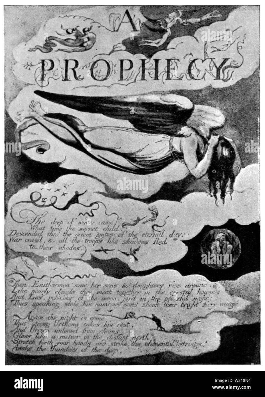 Seite 75 Abbildung in William Blake (Chesterton) Stockfoto