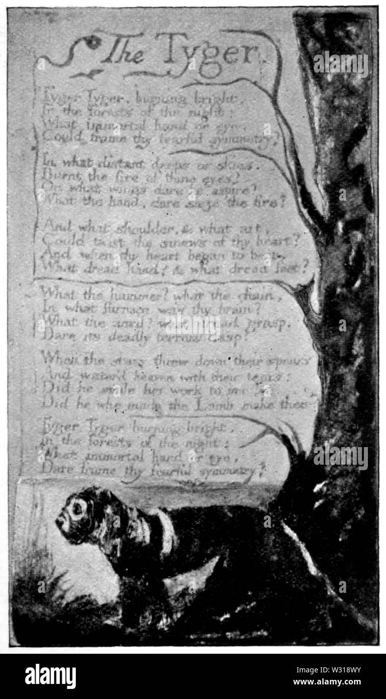 Seite 89 Abbildung in William Blake (Chesterton) Stockfoto