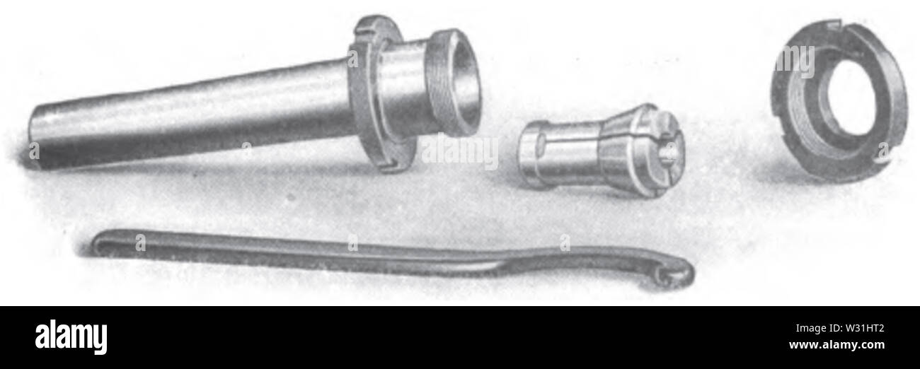 Praktische Abhandlung über Fräsen und Fräsmaschinen p087 Stockfoto