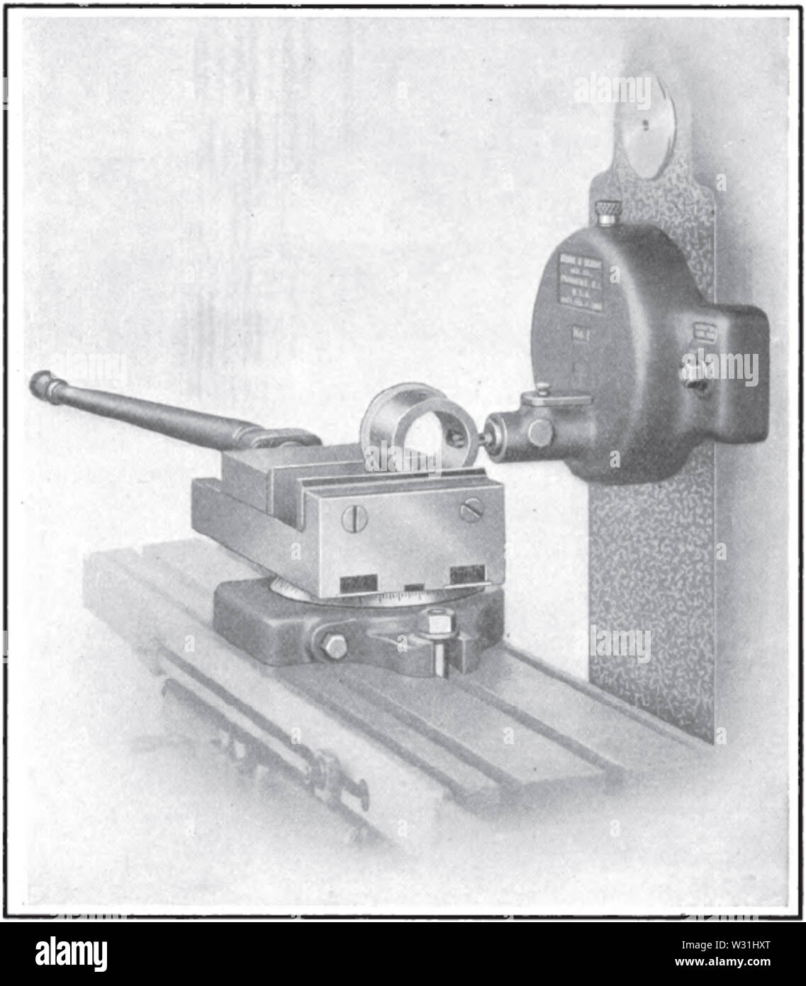 Praktische Abhandlung über Fräsen und Fräsmaschinen p 189 Stockfoto