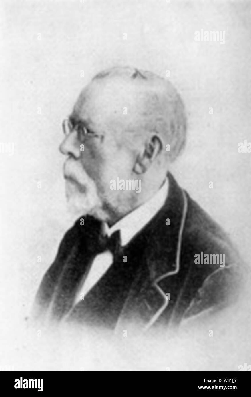 Professor Hoffmann Magier Stockfoto