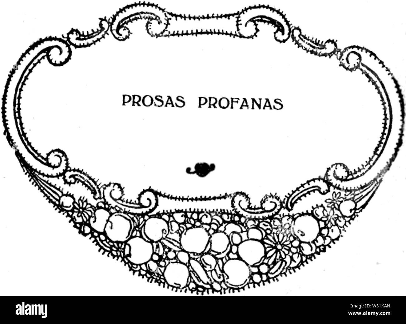 Prosas profanas - Pag 17. Stockfoto