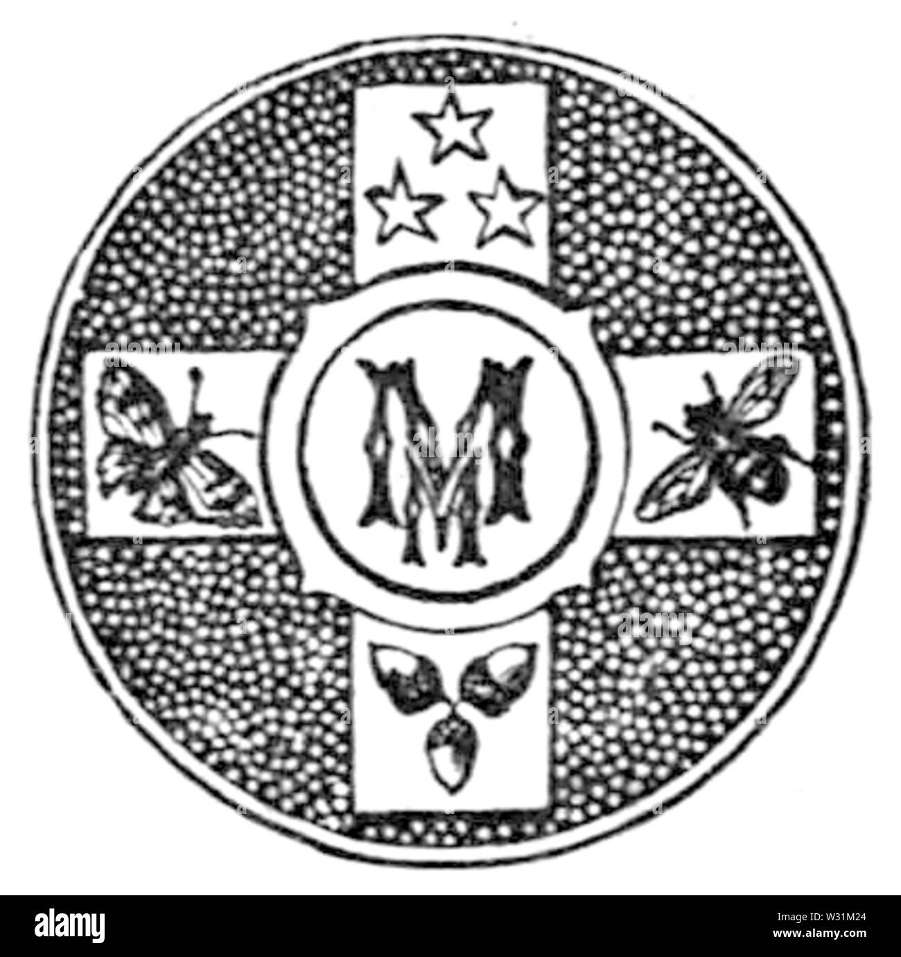 Design von Publisher, Macmillan und Co Stockfoto