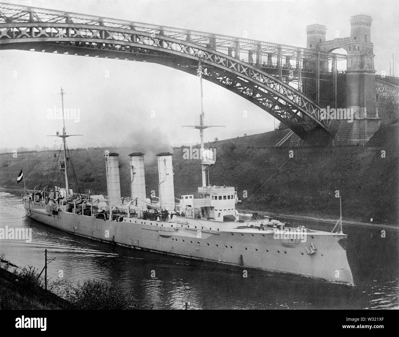 SMS Dresden German Cruiser LOC 16727 Stockfoto