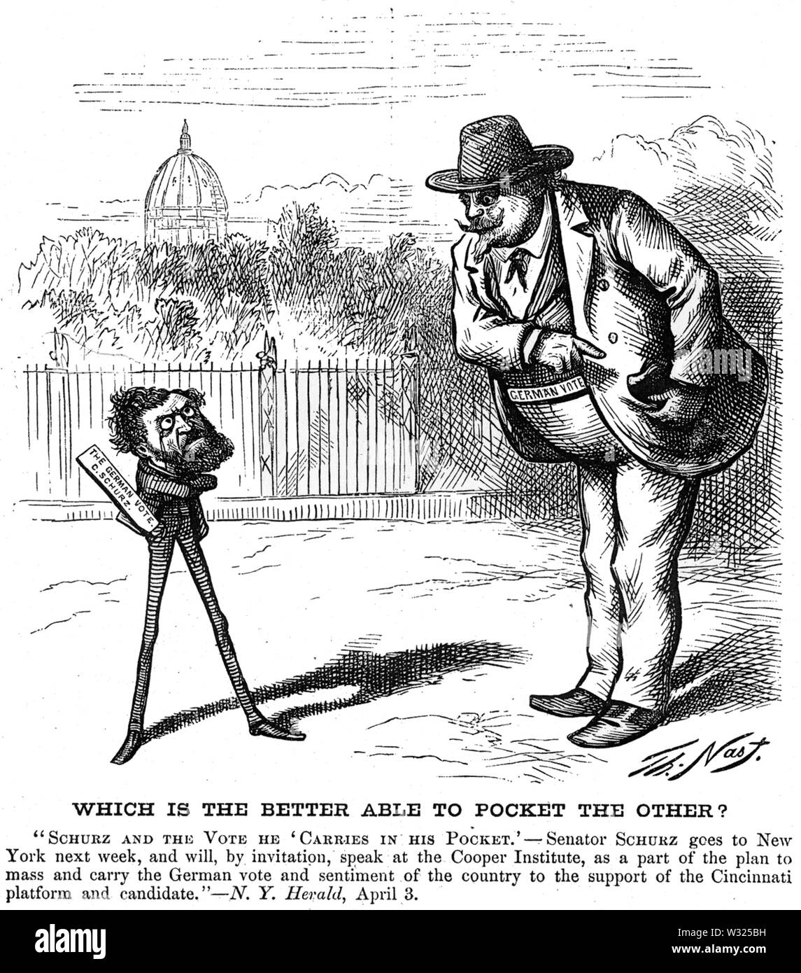 Schurz deutscher Abstimmung 2. Stockfoto