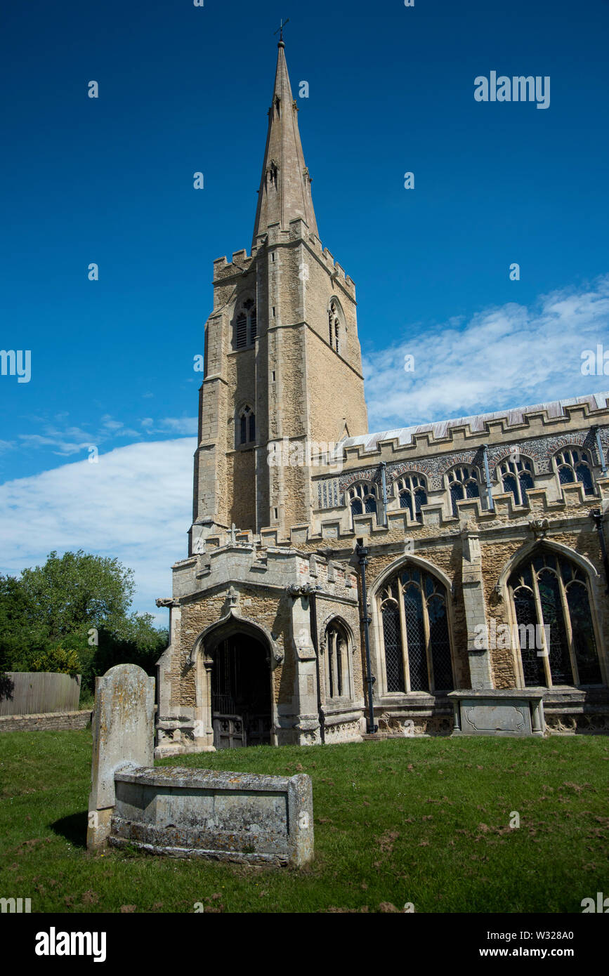 St Wendreda's Kirche außen Stockfoto