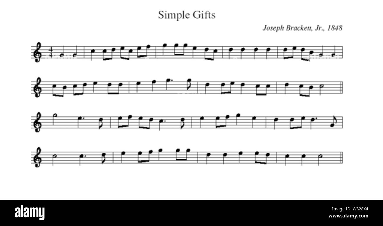 SimpleGifts Stockfoto