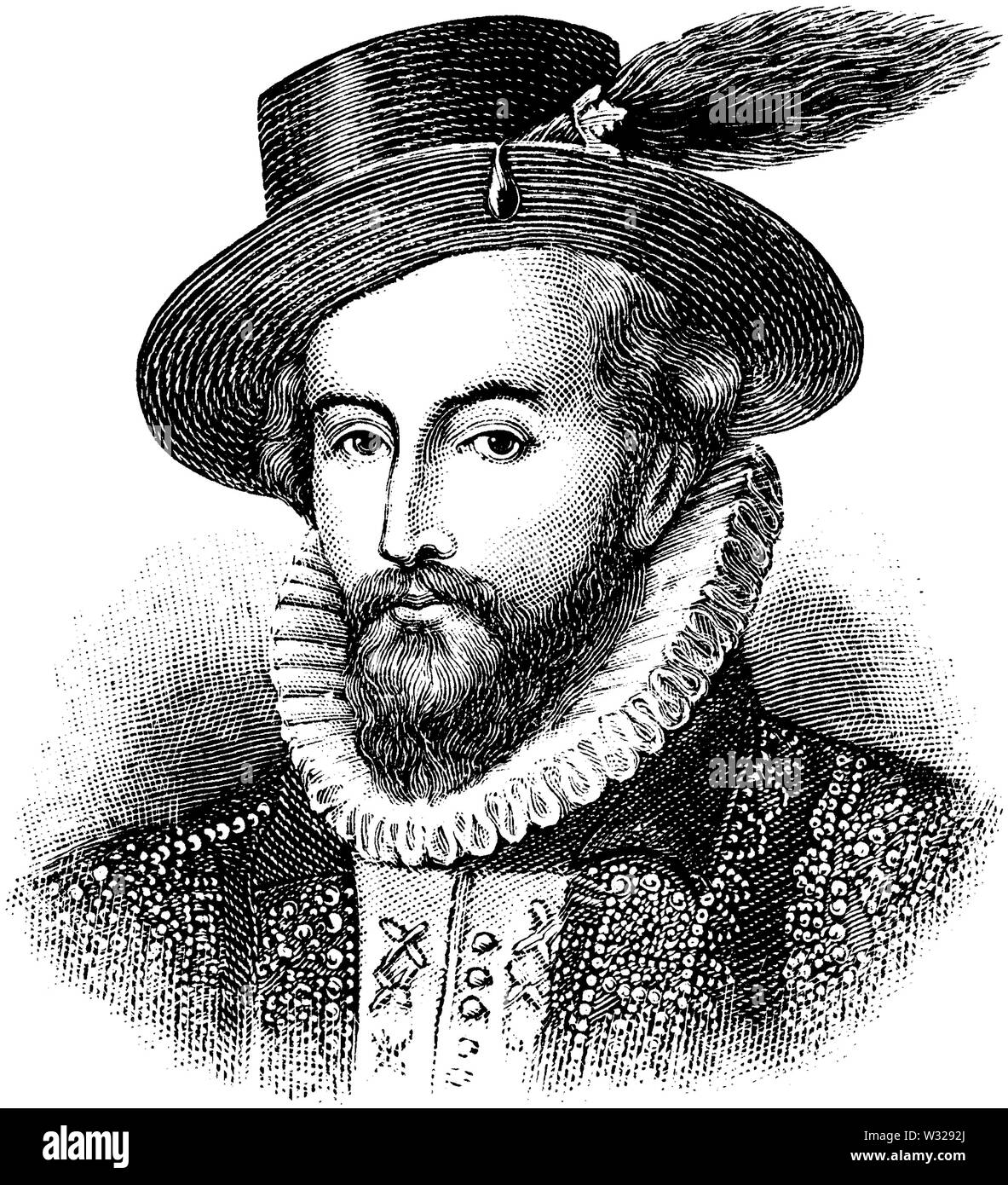 Sir Walter Raleigh BAH-p22 Stockfoto Sir Walter Raleigh BAH-p22 Stockfoto